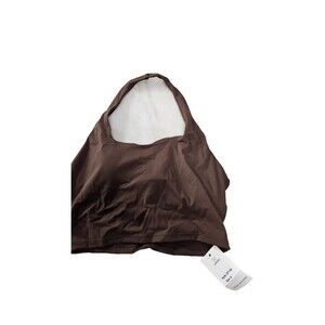 NWT Lavento Brown Sleeveless Round Neck Pullover Women's Top Tank Size 8